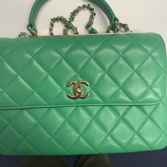 CHANEL CC Flap Handle Bag - Picture 10 of 11